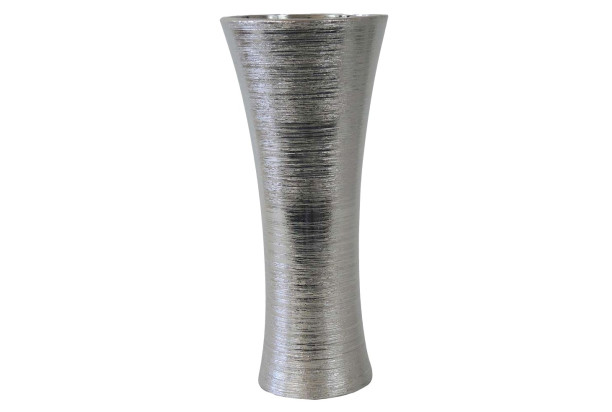 Váza Modern 35 cm, strieborná
